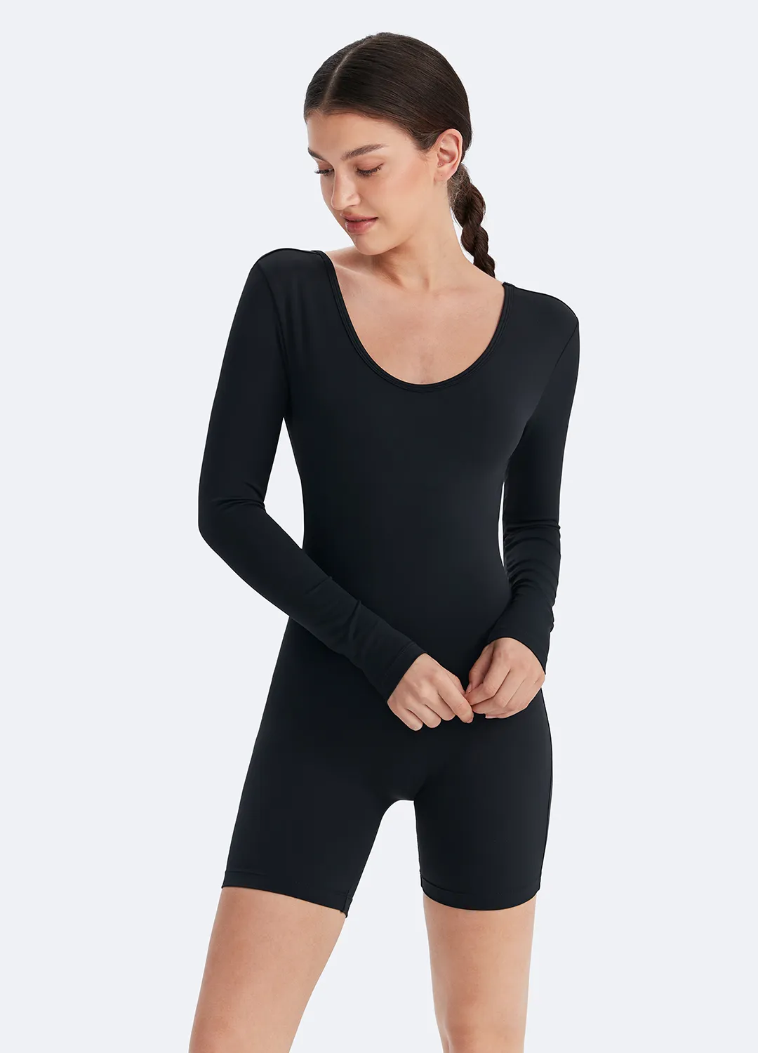 U-back Long Sleeve Bodysuit sold by BetterMe product image thumbnail 2