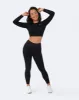 Cropped Long Sleeve Total Black sold by BetterMe