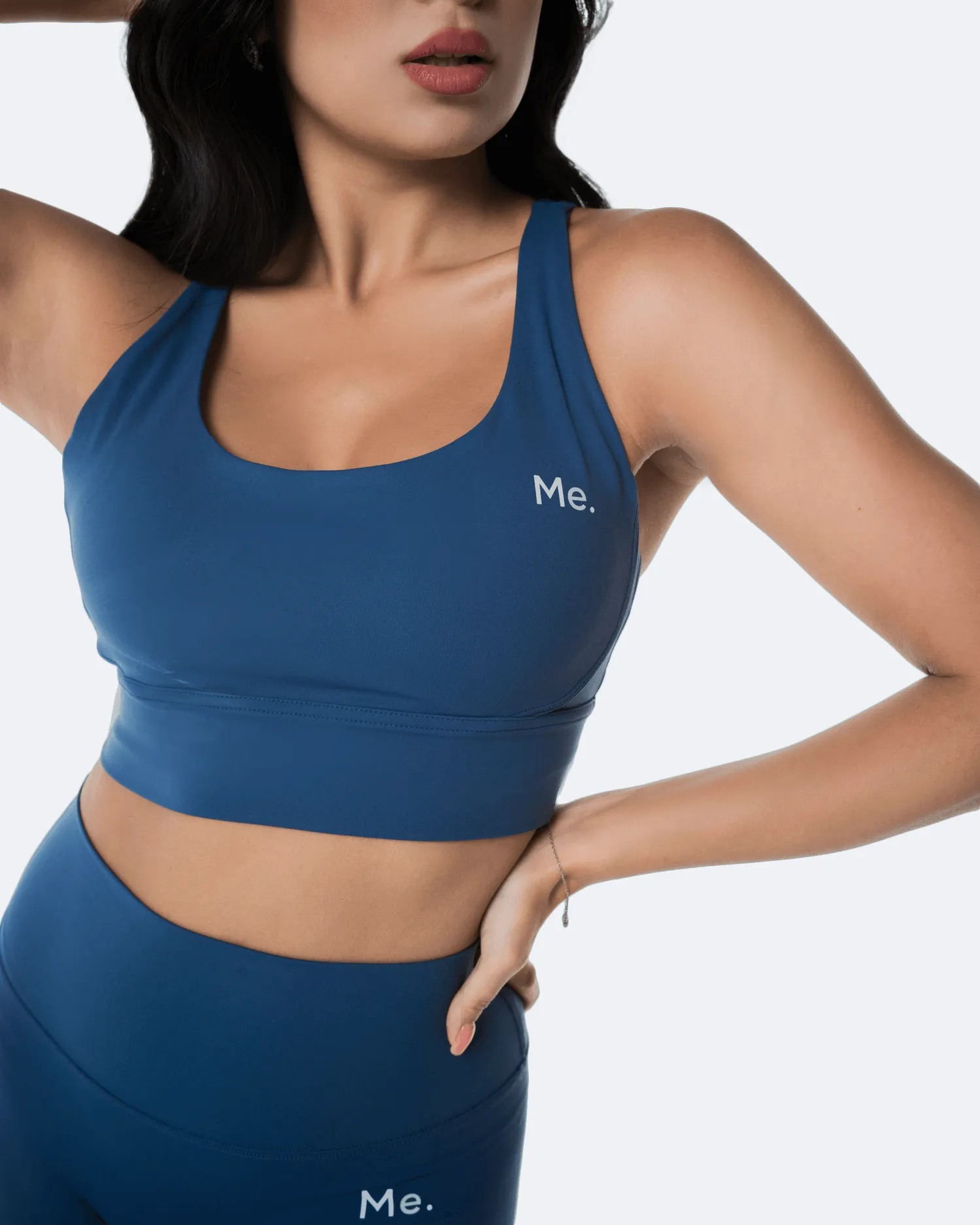 Iris Blue Strappy Back Top sold by BetterMe