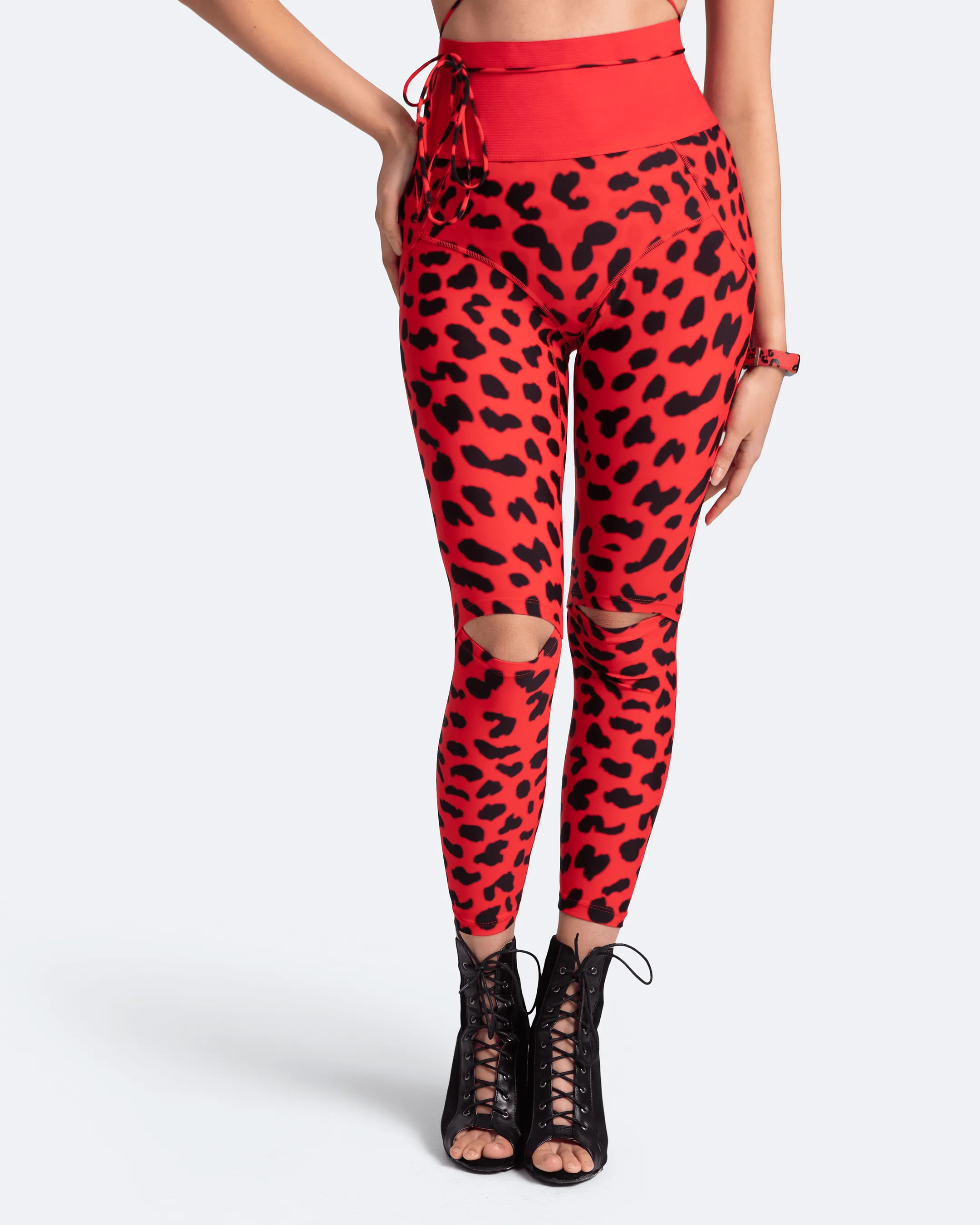 High-Rise Knee-Slit Leggings sold by BetterMe product image thumbnail 2