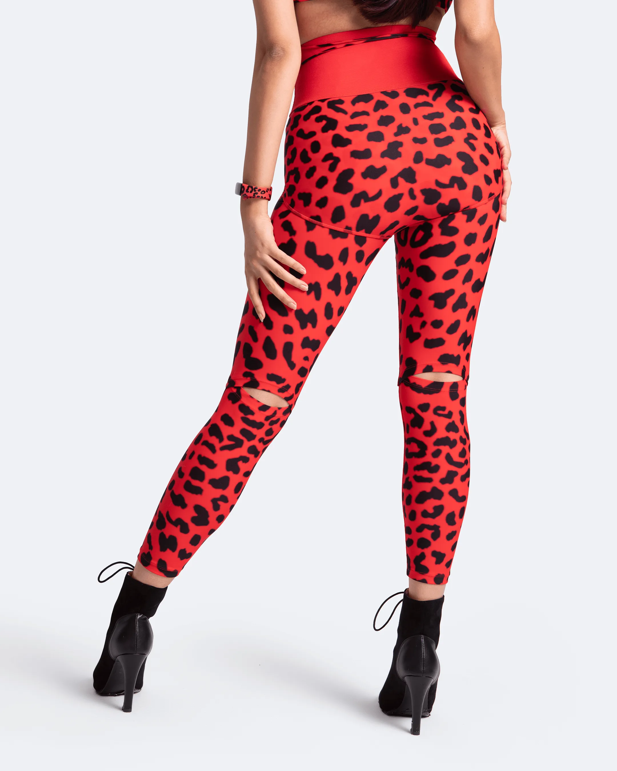 High-Rise Knee-Slit Leggings sold by BetterMe product image thumbnail 4