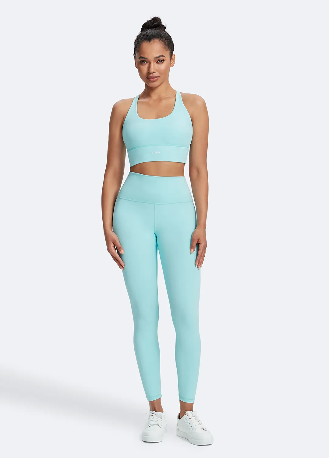 Straps and Support Bra & Pilates High-Rise Leggings Set - TEST sold by BetterMe product image thumbnail 2