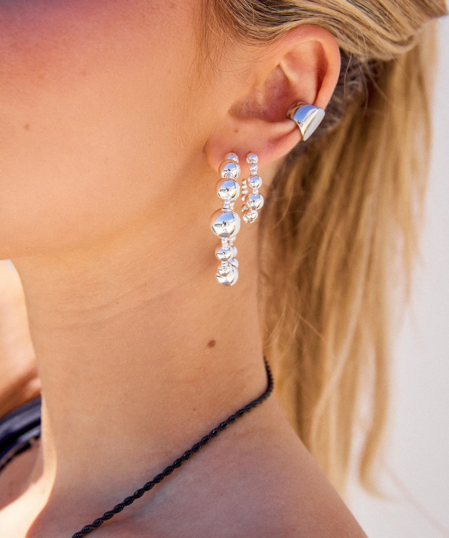 MOONLIGHT SMALL HOOPS sold by Emma Pills product image thumbnail 4