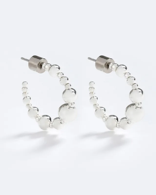 MOONLIGHT SMALL  HOOPS sold by Emma Pills