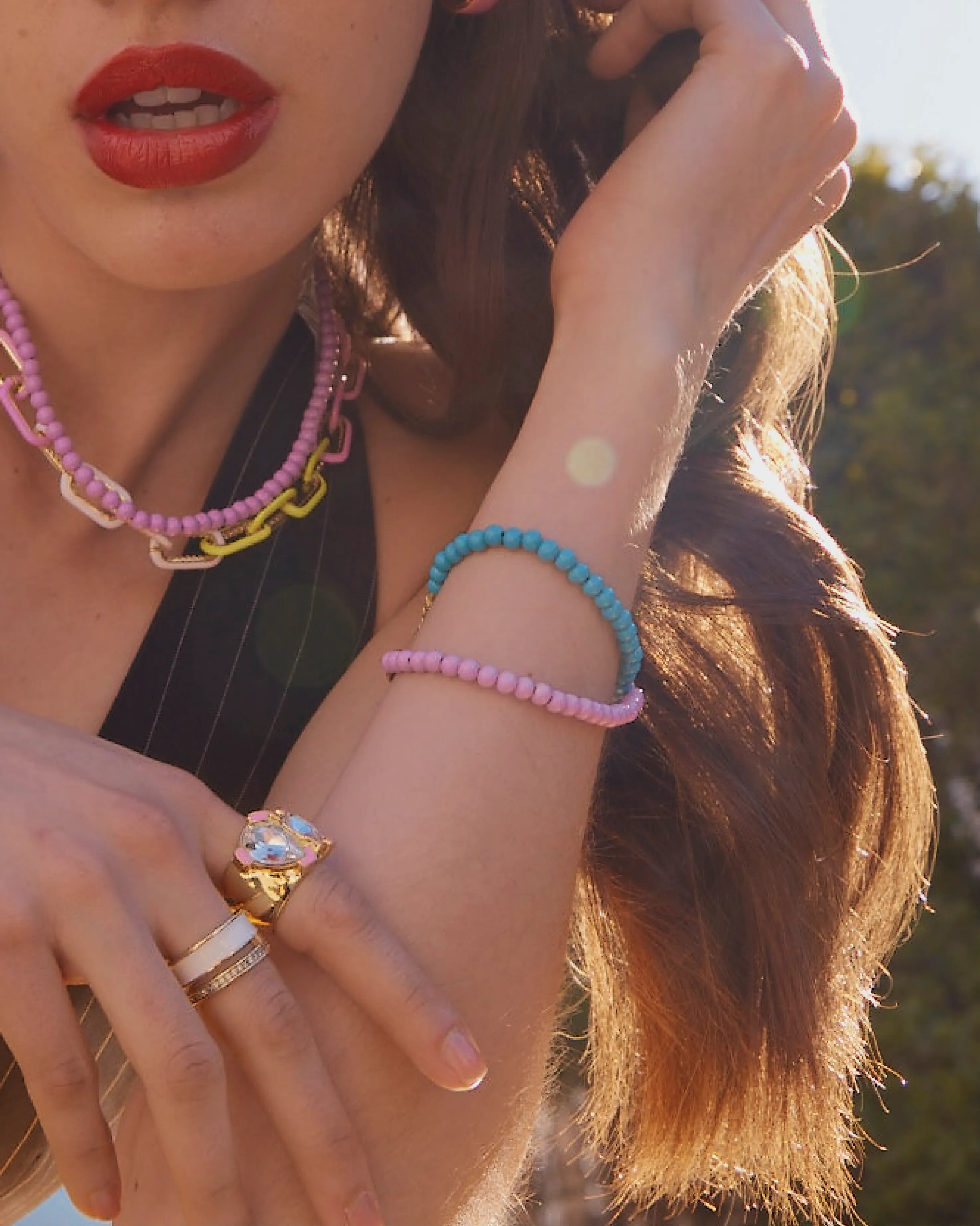 CANDY ENAMEL BEADS BRACELET sold by Emma Pills product image thumbnail 2