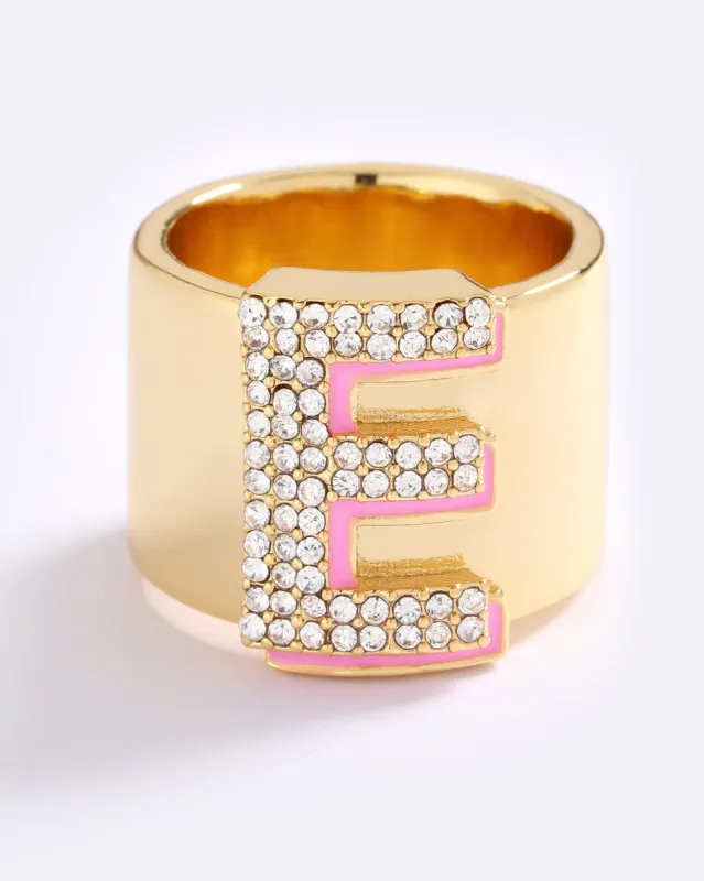 SAY MY NAME INITIAL RING sold by Emma Pills