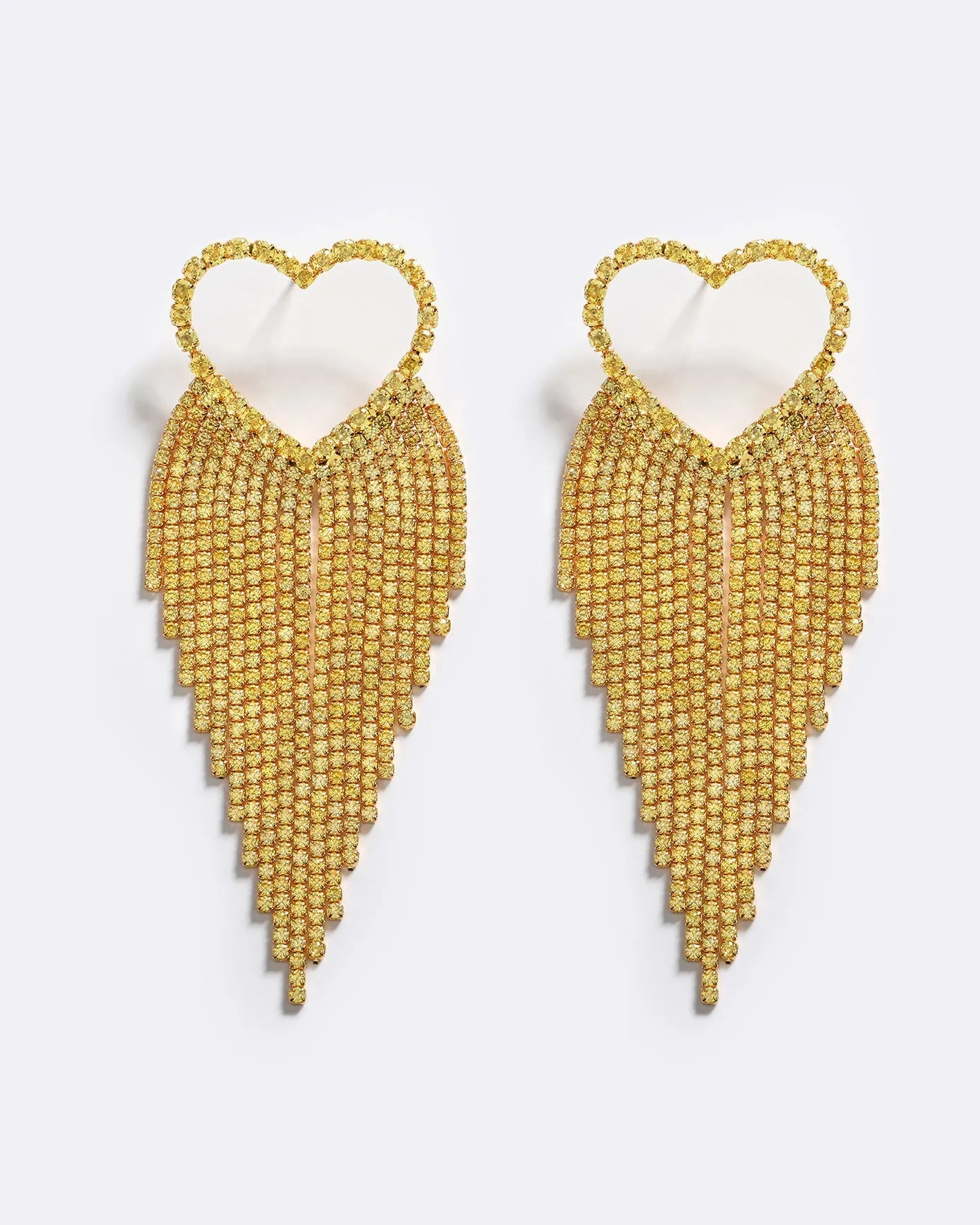 SPARKLING HEART EARRINGS sold by Emma Pills product image thumbnail 4