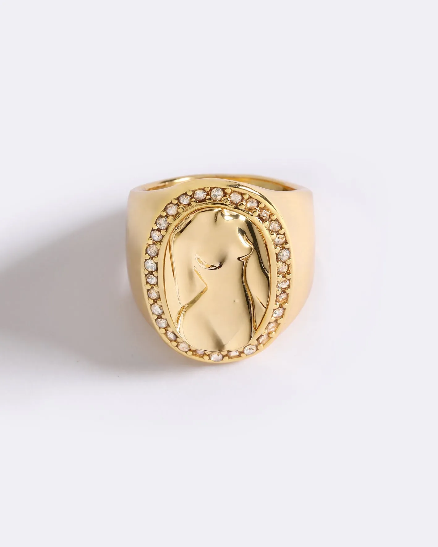 CAMEO PINKY RING sold by Emma Pills