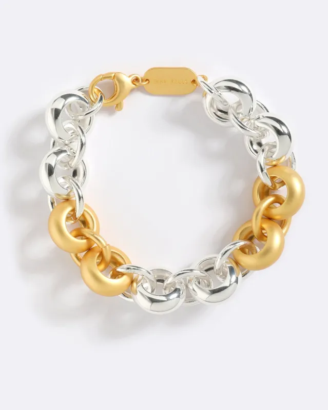 LUCIEN TWO TONE BRACELET sold by Emma Pills