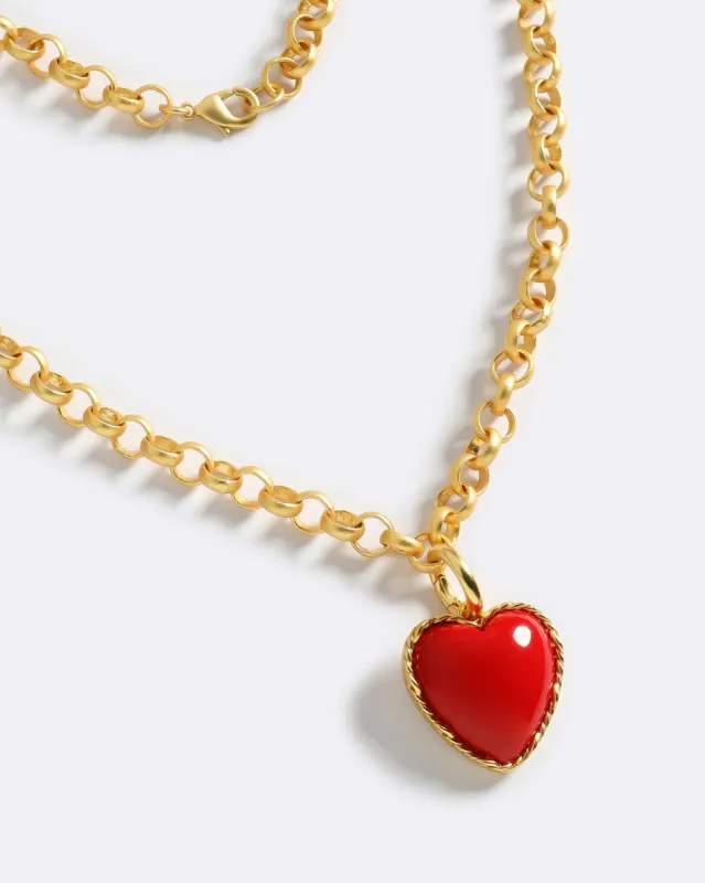 HOT HEARTS NECKLACE made by Emma Pills