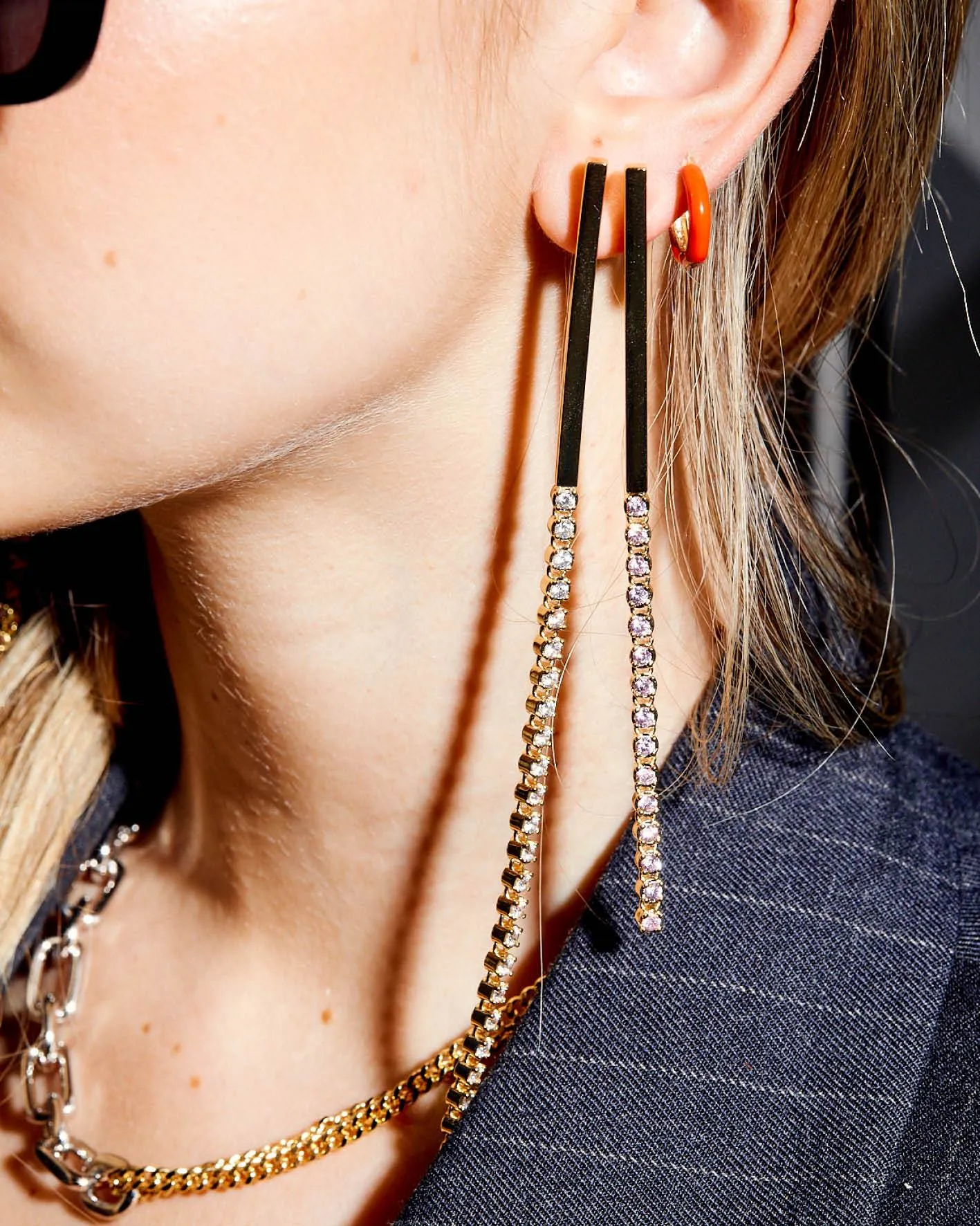 LONG AF NIGHT AHEAD EARRINGS sold by Emma Pills product image thumbnail 4