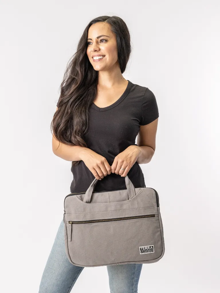 Hasta Laptop Sleeve with handles sold by Terra Thread