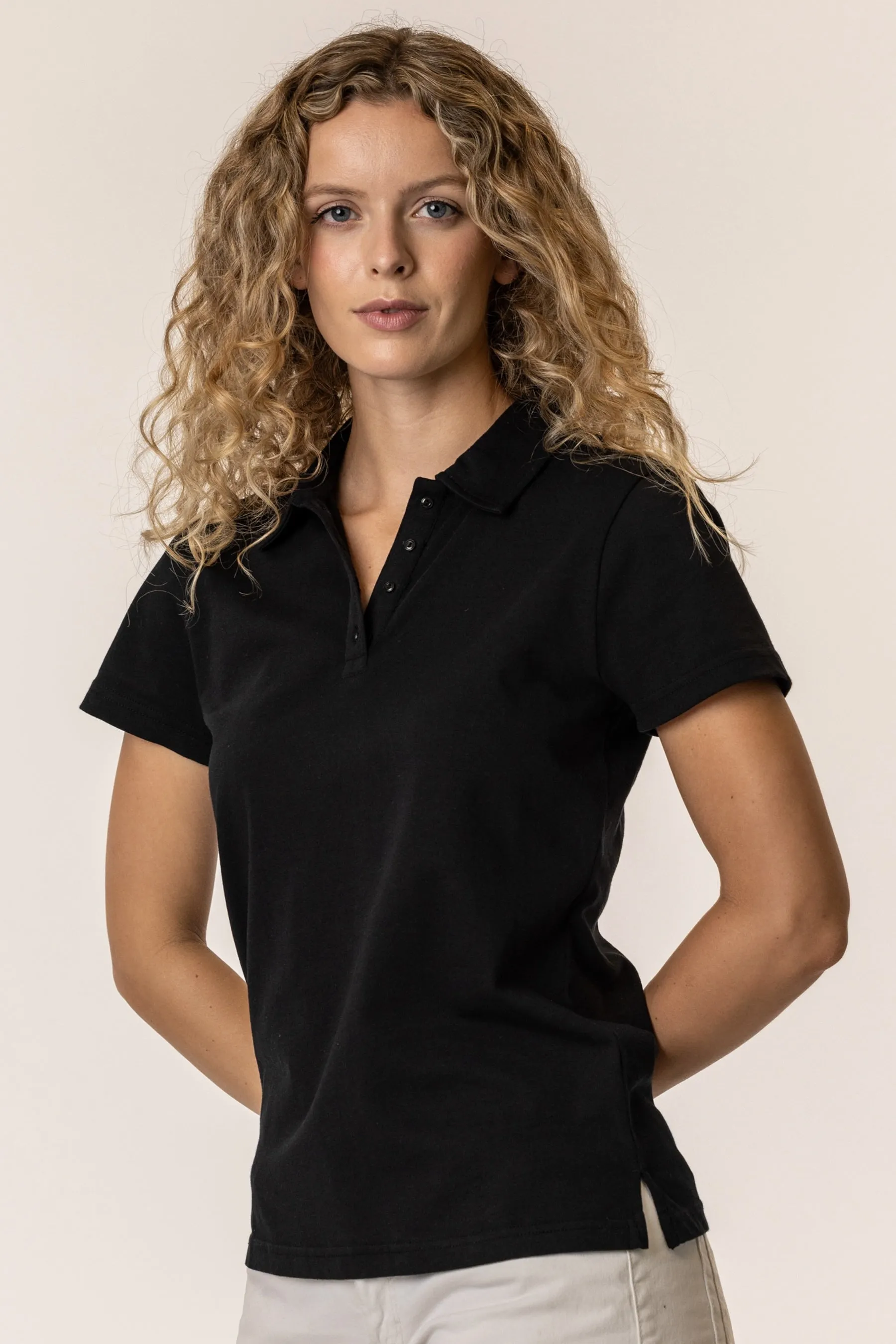 Vottera's Women's Organic Cotton Polo sold by Terra Thread product image thumbnail 4
