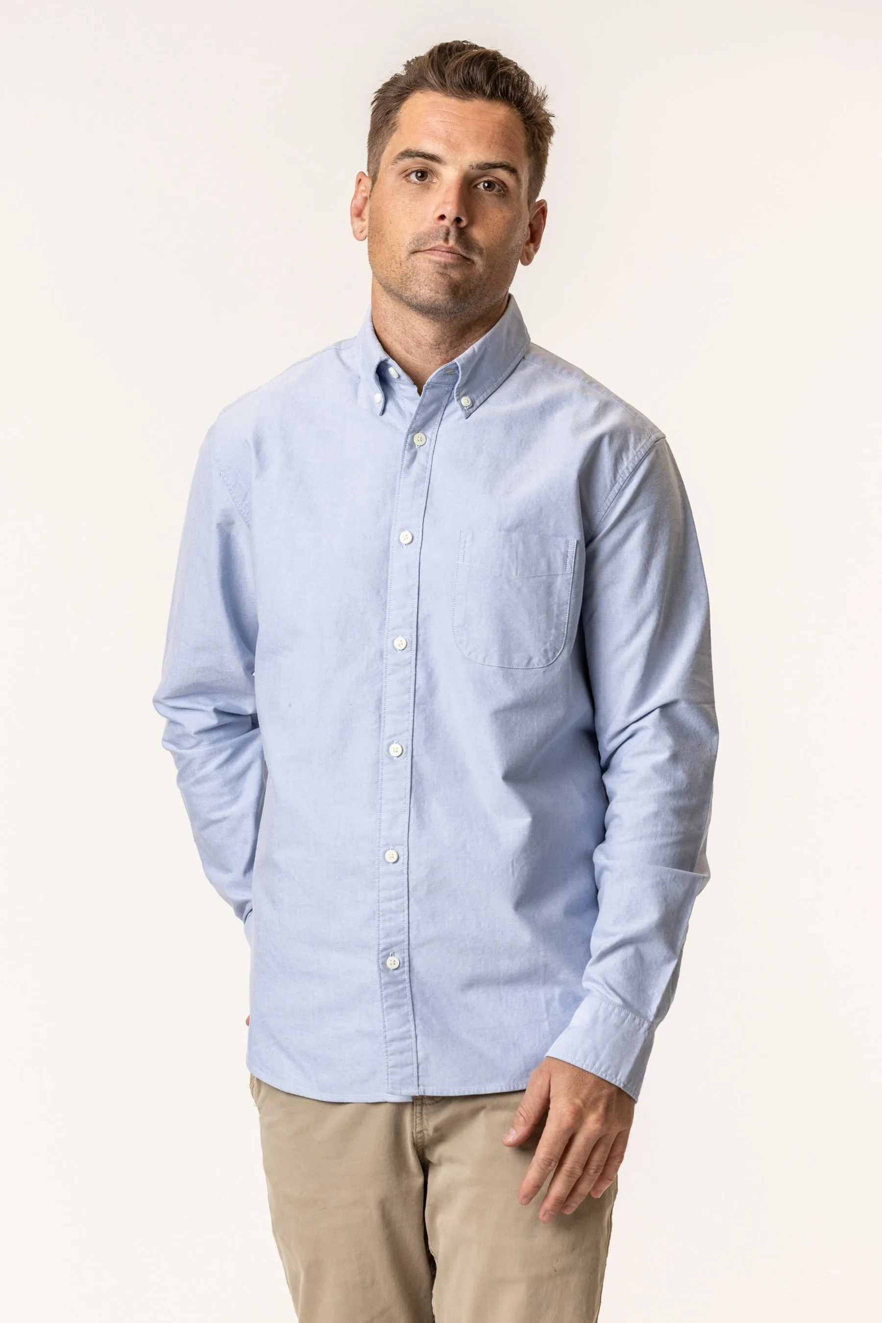 Organic Cotton Oxford Shirt sold by Terra Thread product image thumbnail 4