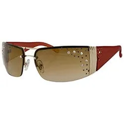 GLAMOURPUSS Brown Rimless Sunglasses sold by Giant Vintage