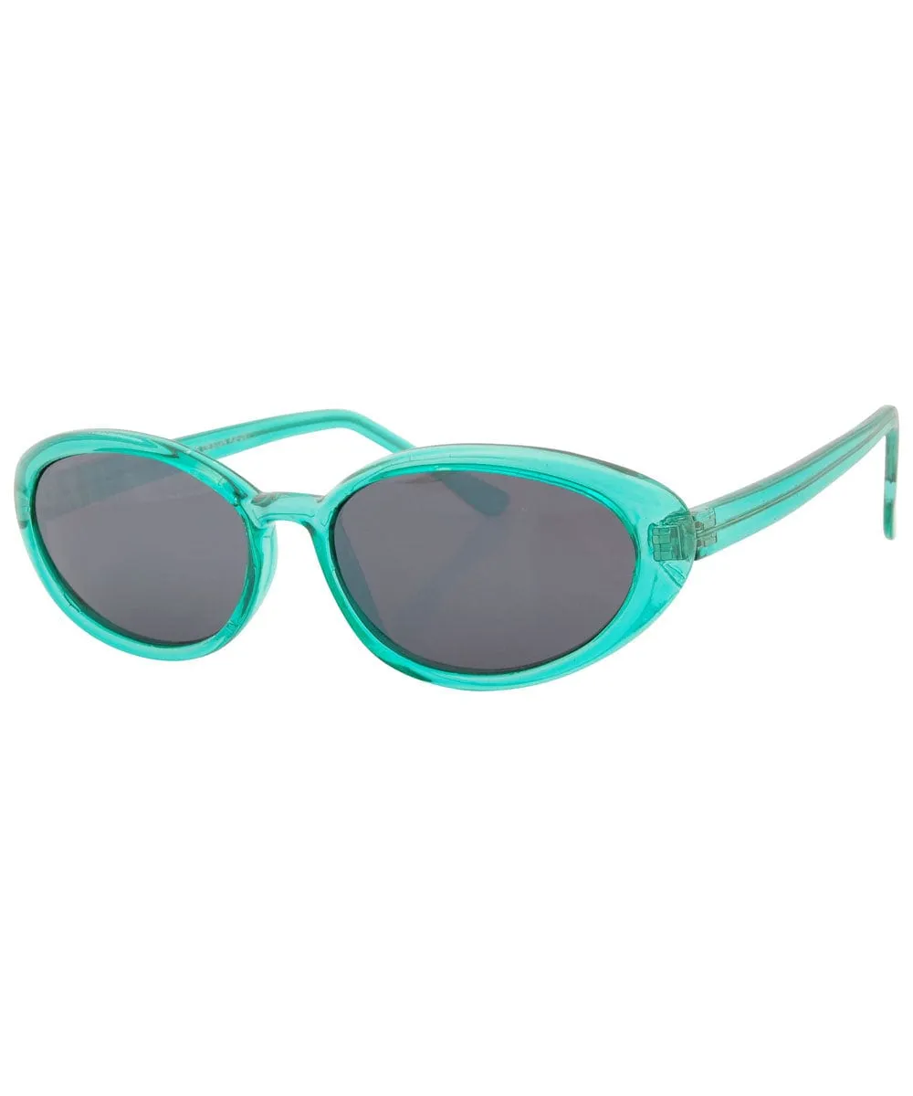 YUMMERS Green Cat-Eye Sunglasses sold by Giant Vintage product image thumbnail 2