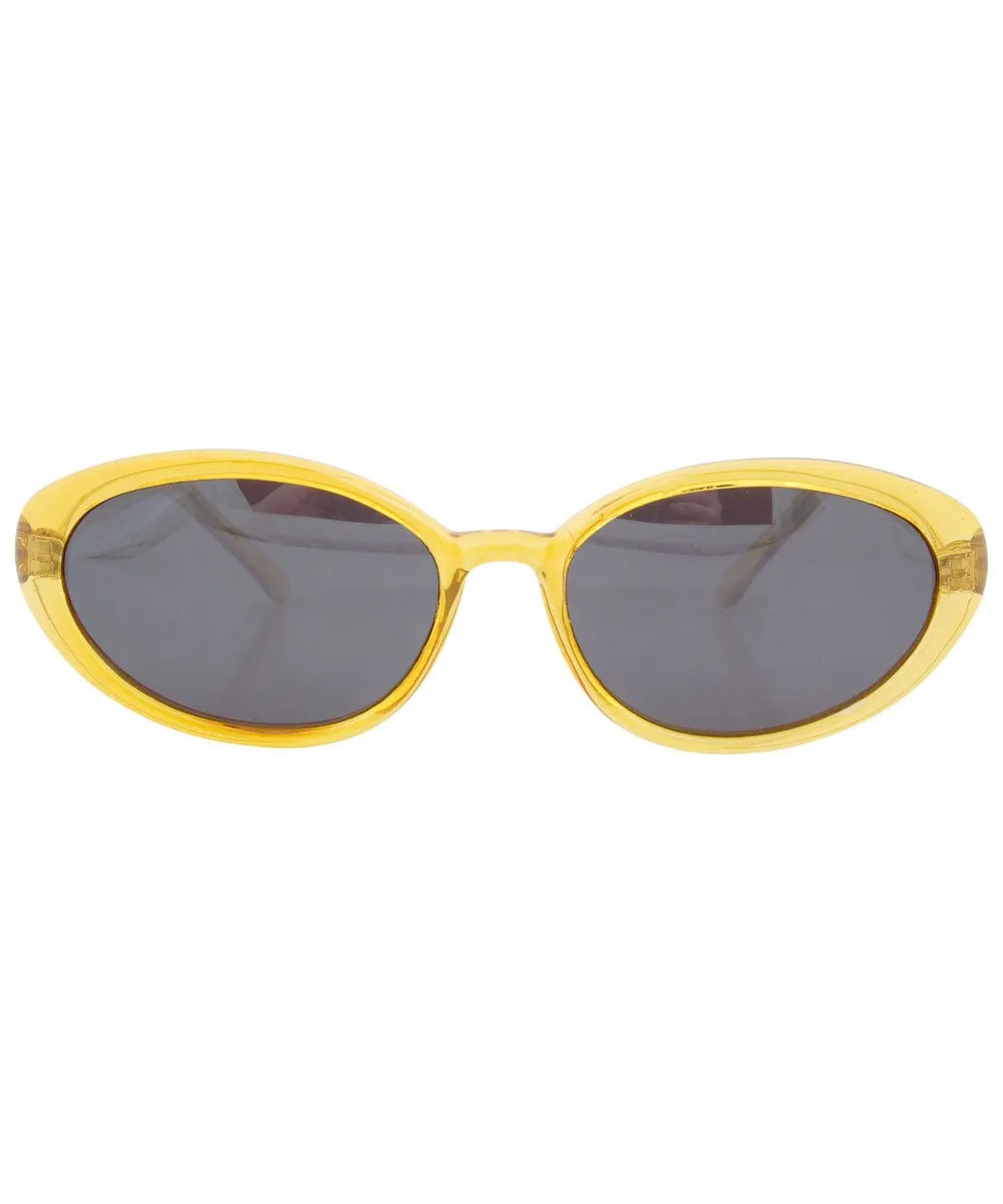 YUMMERS Yellow Cat-Eye Sunglasses sold by Giant Vintage product image thumbnail 3