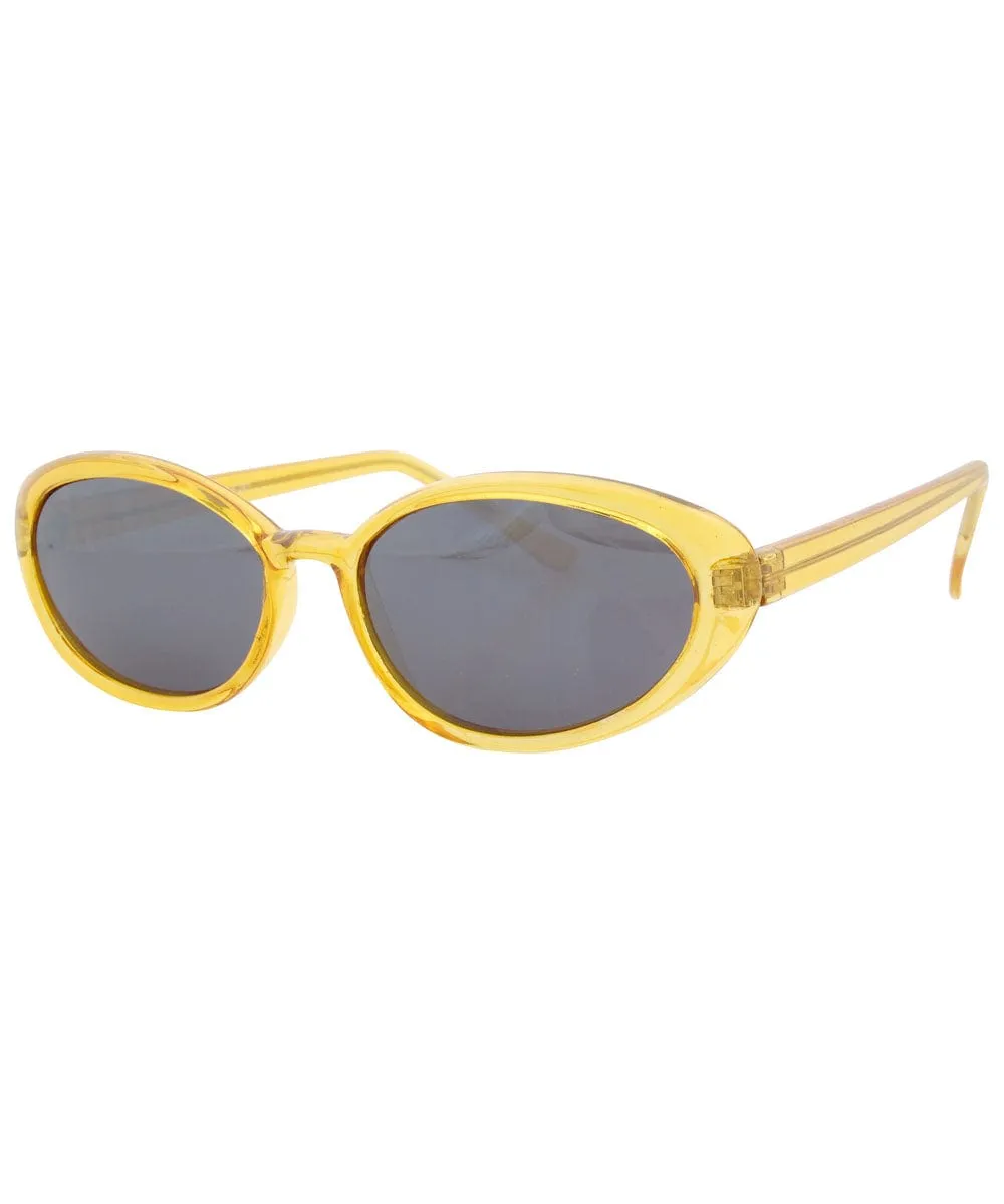 YUMMERS Yellow Cat-Eye Sunglasses sold by Giant Vintage product image thumbnail 2