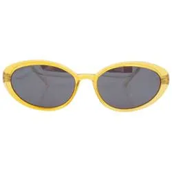 YUMMERS Yellow Cat-Eye Sunglasses sold by Giant Vintage