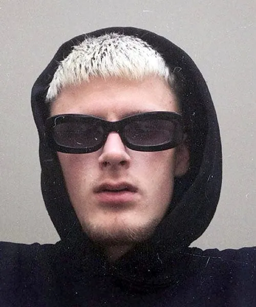 DELISH Black Square Sunglasses sold by Giant Vintage product image thumbnail 4