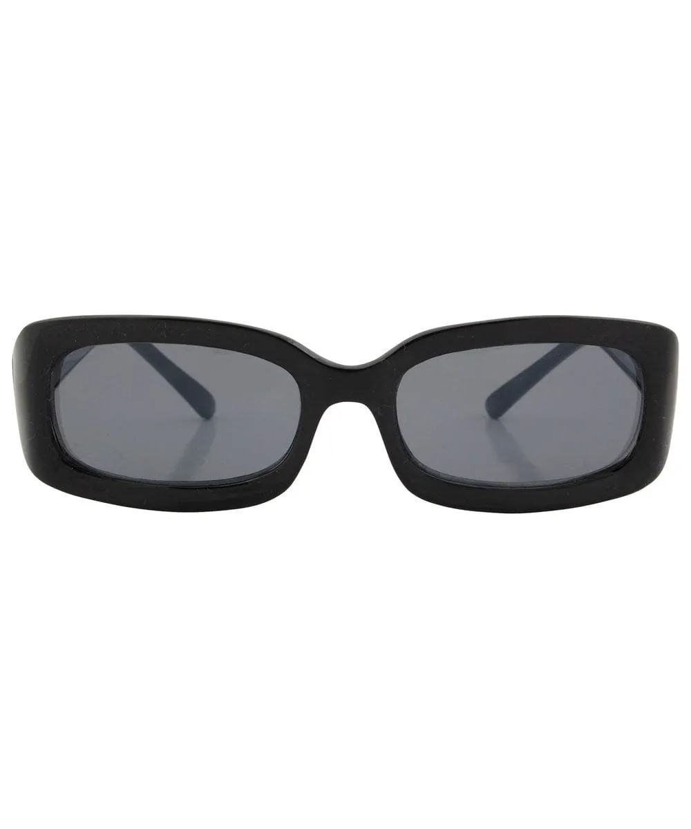 DELISH Black Square Sunglasses sold by Giant Vintage product image thumbnail 3