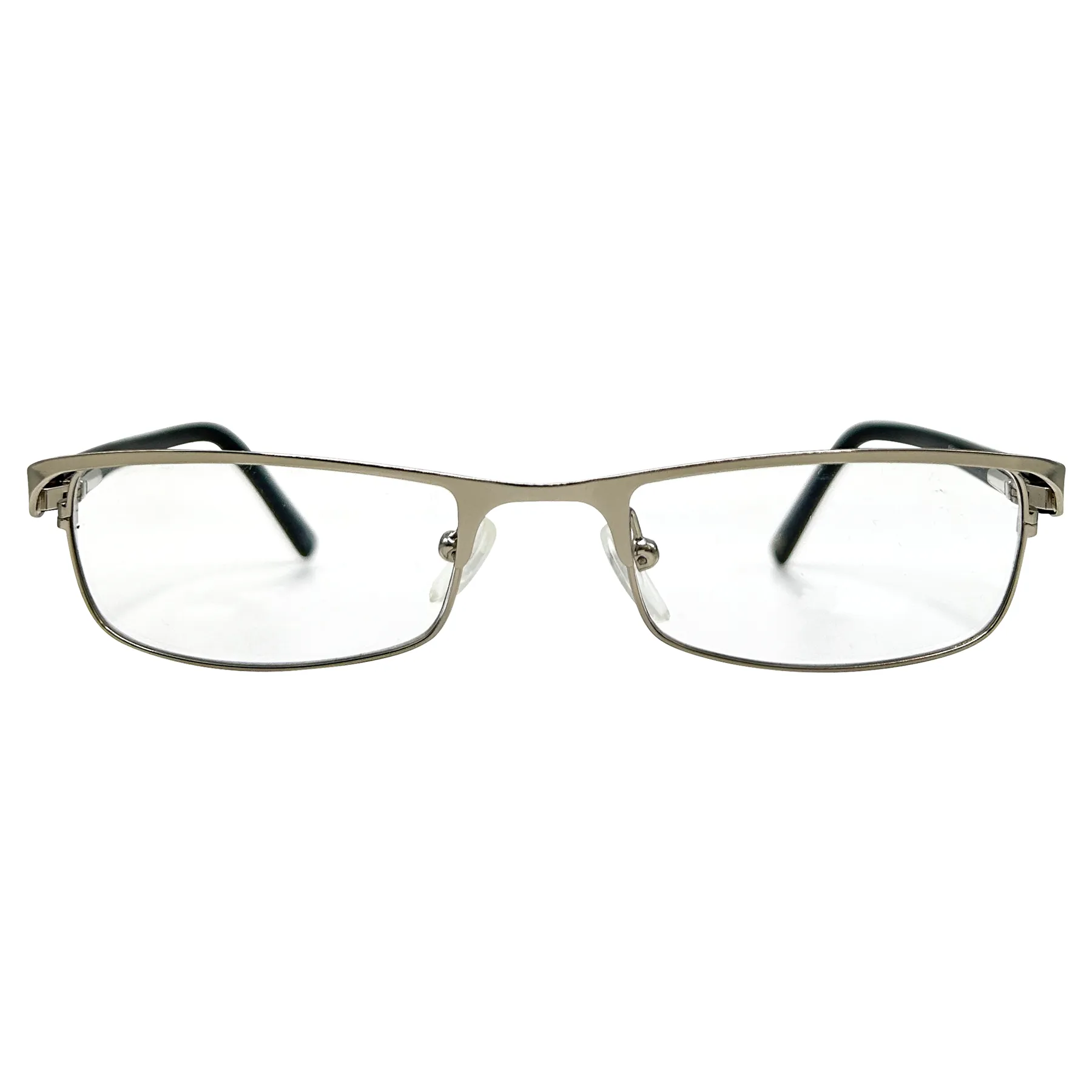 BLINDSIDED Small Clear Rectangular 90s Glasses sold by Giant Vintage product image thumbnail 4