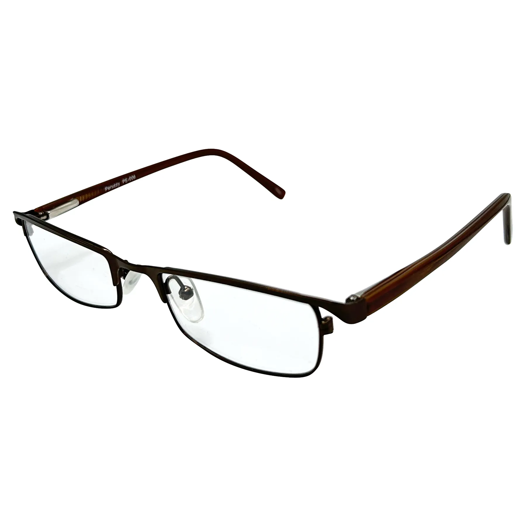 BLINDSIDED Small Clear Rectangular 90s Glasses sold by Giant Vintage product image thumbnail 3