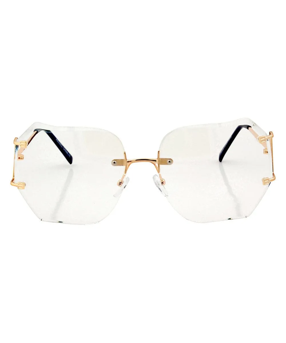 CHIRP Crystal Clear Glasses sold by Giant Vintage product image thumbnail 2