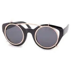 TROLLEY Black Cat-Eye Sunglasses sold by Giant Vintage