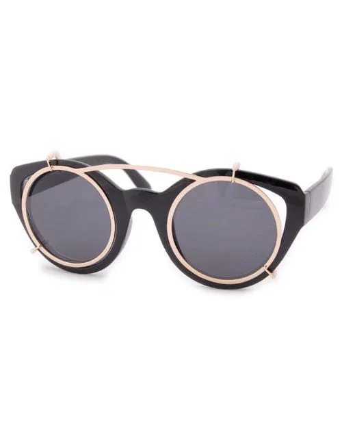 TROLLEY Black Cat-Eye Sunglasses sold by Giant Vintage product image thumbnail 2