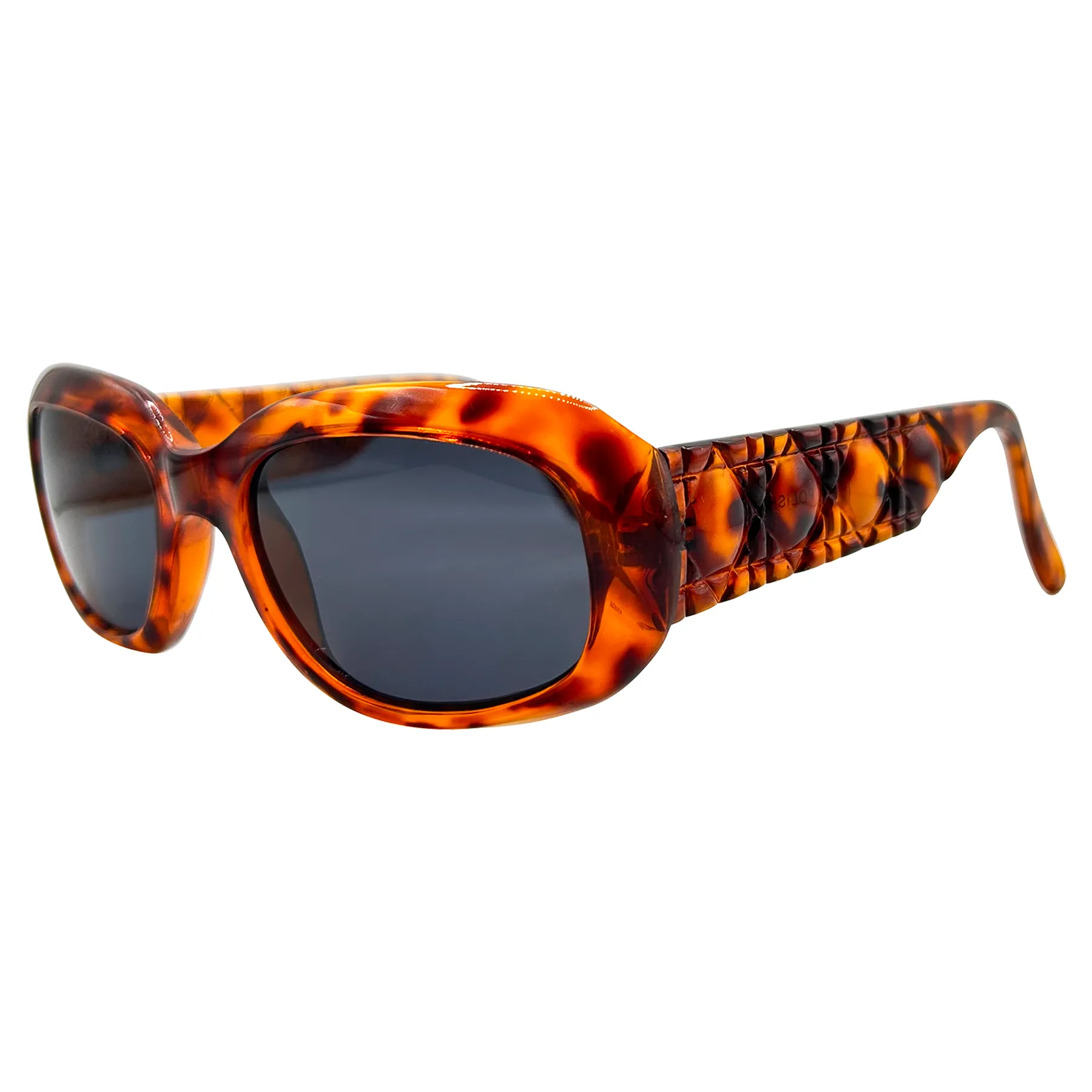 RAVE-UP Tortoise/Super Dark Mod Square Sunglasses sold by Giant Vintage