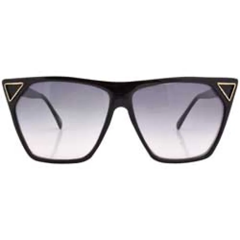 POPPY Black 80s Sunglasses sold by Giant Vintage