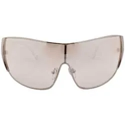 DROPPER Silver/Flash Shield Sunglasses sold by Giant Vintage