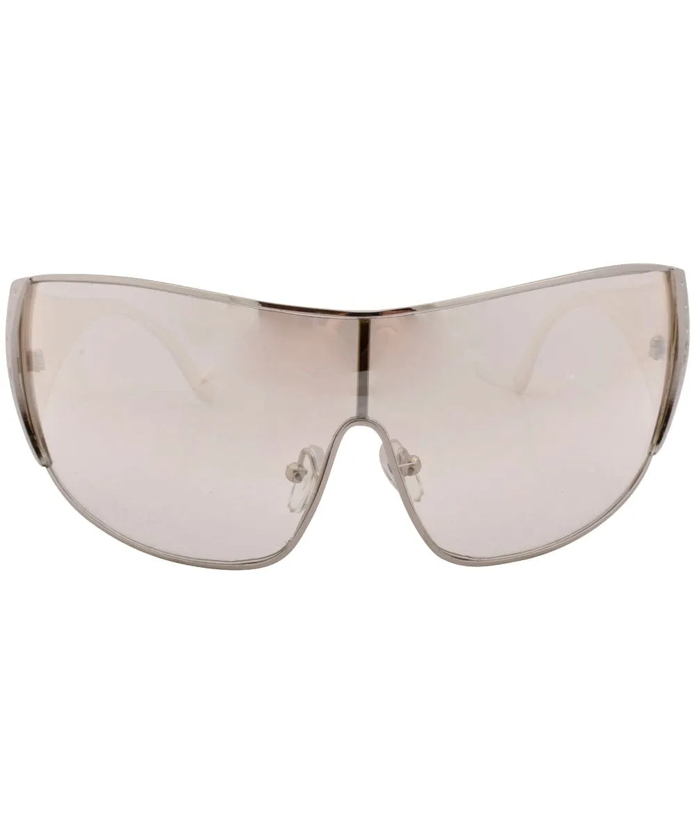 DROPPER Silver/Flash Shield Sunglasses sold by Giant Vintage product image thumbnail 3
