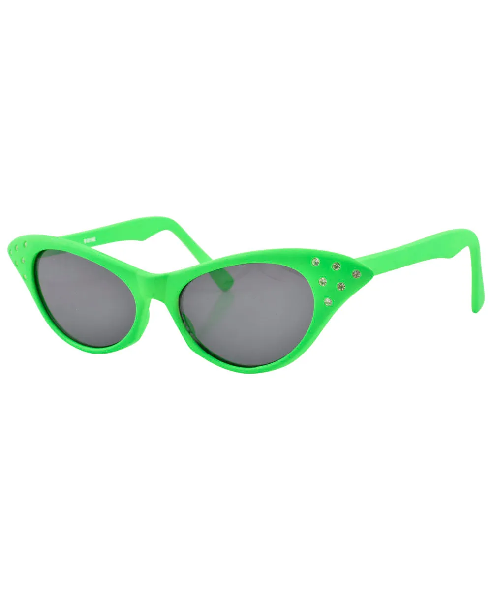 BLAM! Green Cat-Eye Sunglasses sold by Giant Vintage product image thumbnail 2