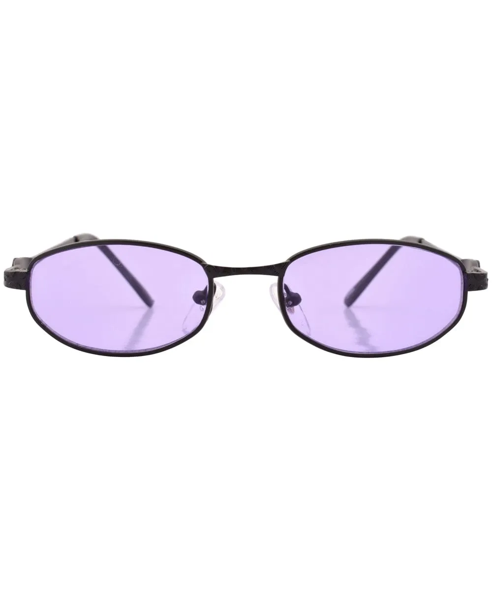 CHIHUAHUA Purple/Black Square Sunglasses sold by Giant Vintage product image thumbnail 3