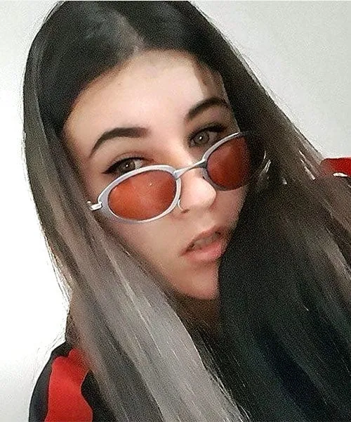 XAXA Silver Oval Sunglasses sold by Giant Vintage product image thumbnail 4