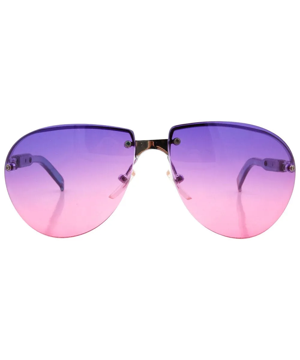 COAST Purple Aviator Sunglasses sold by Giant Vintage product image thumbnail 3