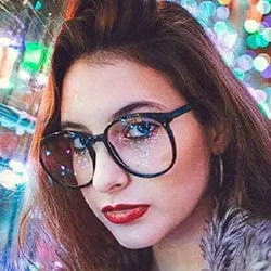 LESSONS Black Clear Glasses sold by Giant Vintage