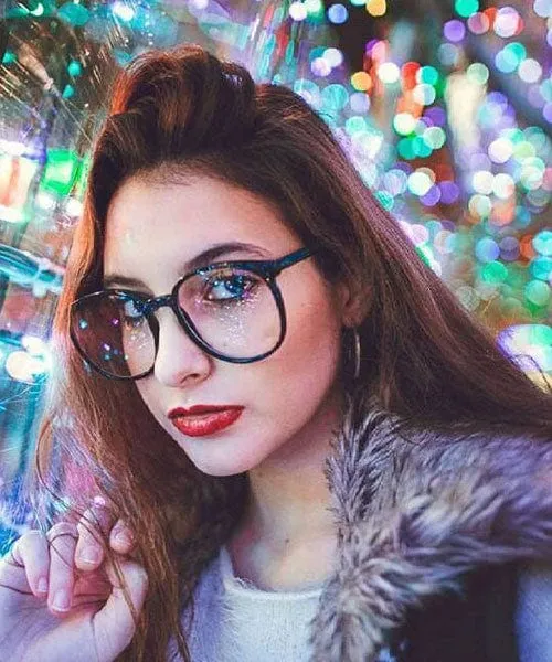 LESSONS Black Clear Glasses sold by Giant Vintage product image thumbnail 3