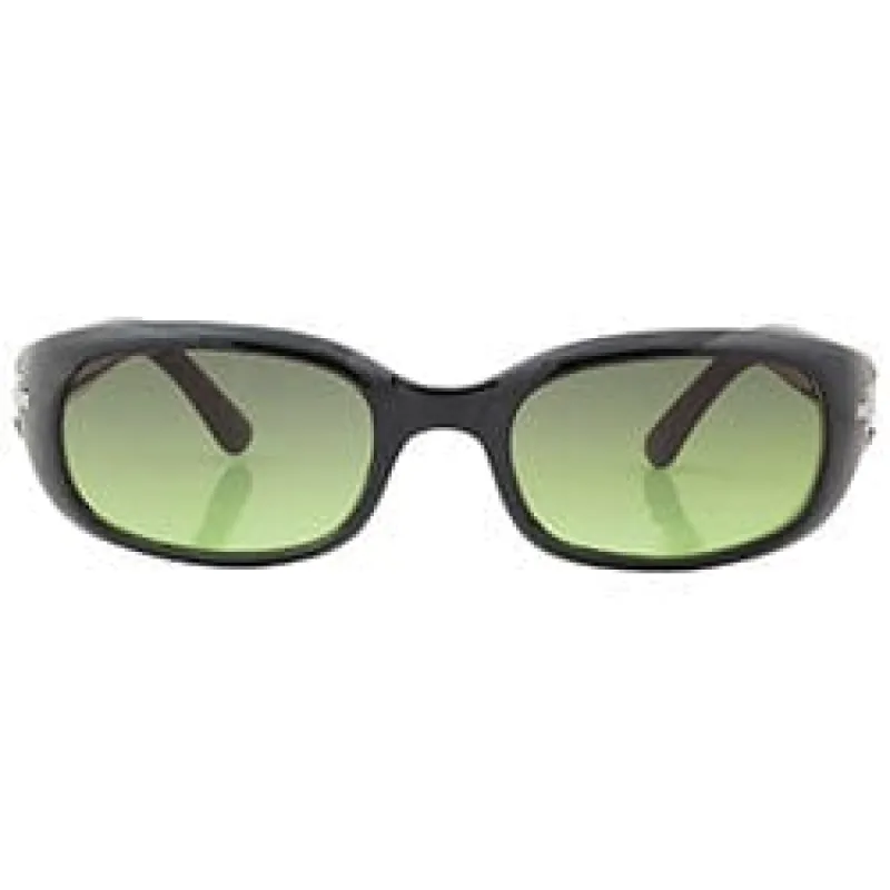 JUNIE Black/swamp Square Sunglasses sold by Giant Vintage
