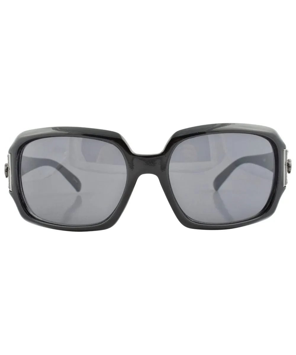 PAN Black/Gun Square Sunglasses sold by Giant Vintage product image thumbnail 3