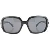 PAN Black/Gun Square Sunglasses sold by Giant Vintage