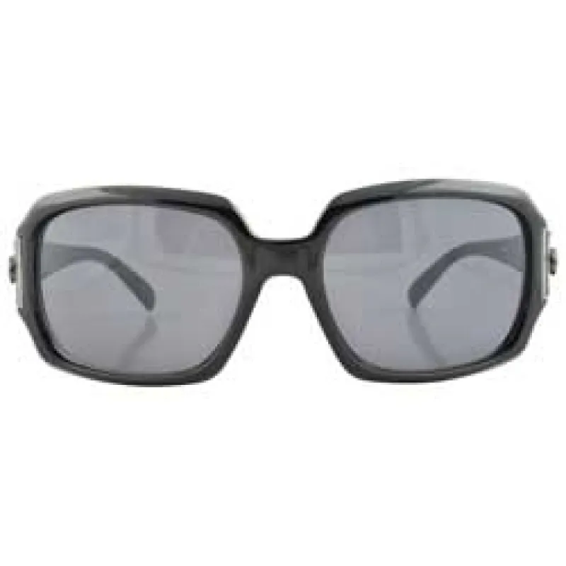 PAN Black/Gun Square Sunglasses sold by Giant Vintage