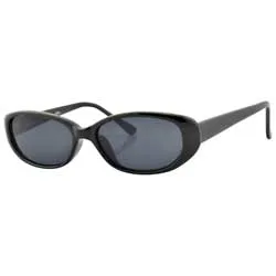 PERT Black Oval Sunglasses sold by Giant Vintage