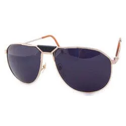 BUILT All Gold Aviator Sunglasses sold by Giant Vintage