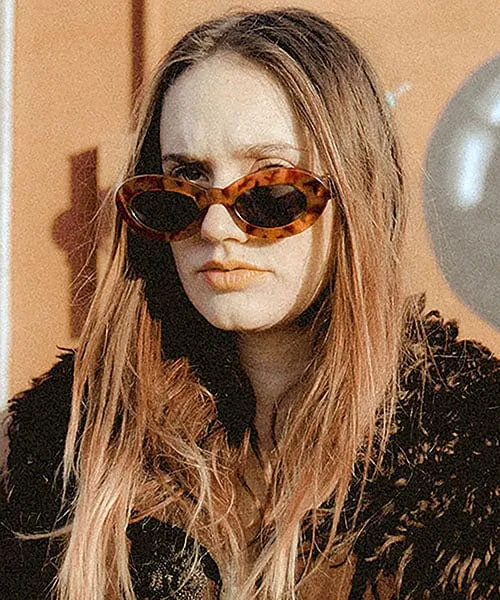 ZEUS Demi Cat-Eye Sunglasses sold by Giant Vintage product image thumbnail 4