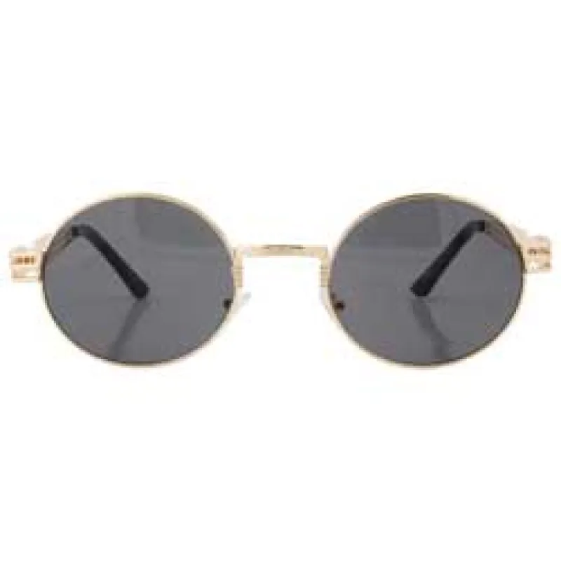 LUVAH Gold/SD Oval Sunglasses sold by Giant Vintage