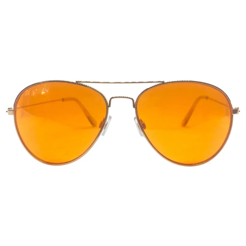 FANTA Gold Aviator Sunglasses sold by Giant Vintage