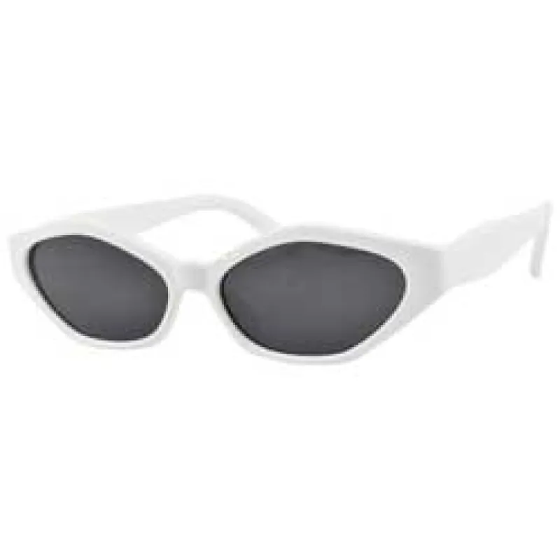 KATRA White Cat-Eye Sunglasses sold by Giant Vintage